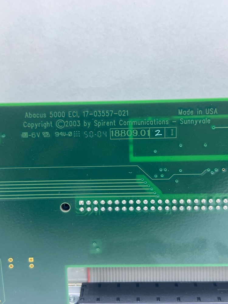SPIRENT ABACUS 5000 ECG-3000R ANALOG MODULE