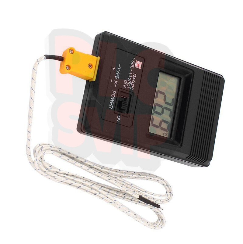 TM-902C Digital LCD K Type Thermometer Meter Single Input + Thermocouple Probe M