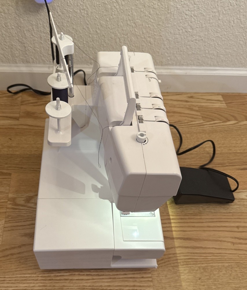 Janome CoverPro 2000CPX Coverstitch Machine Read