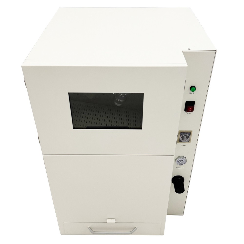 110V Automatic Power Sandblaster Lab Equipment Sandblasting Machine 100W