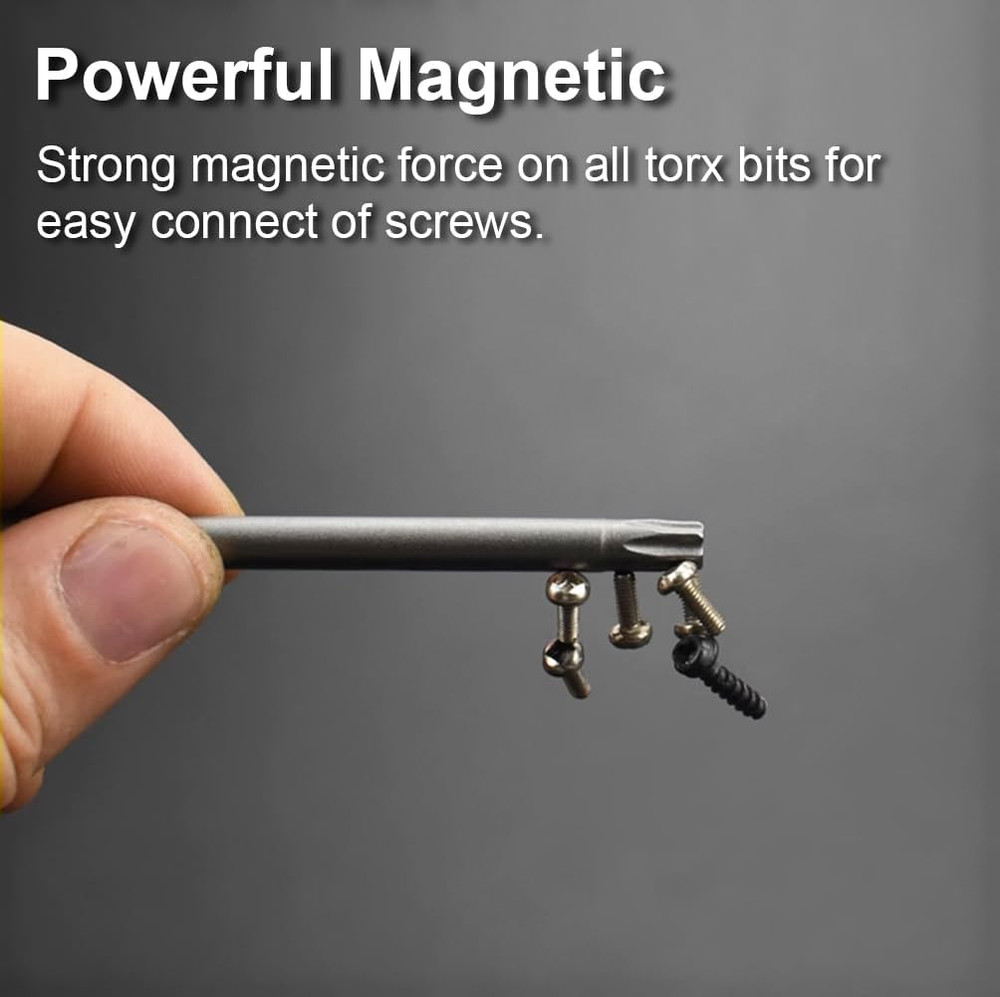 10PCS T25 Torx Screwdriver Bit Sets, 4‘’Length Magnetic Security Torx Bits Set (