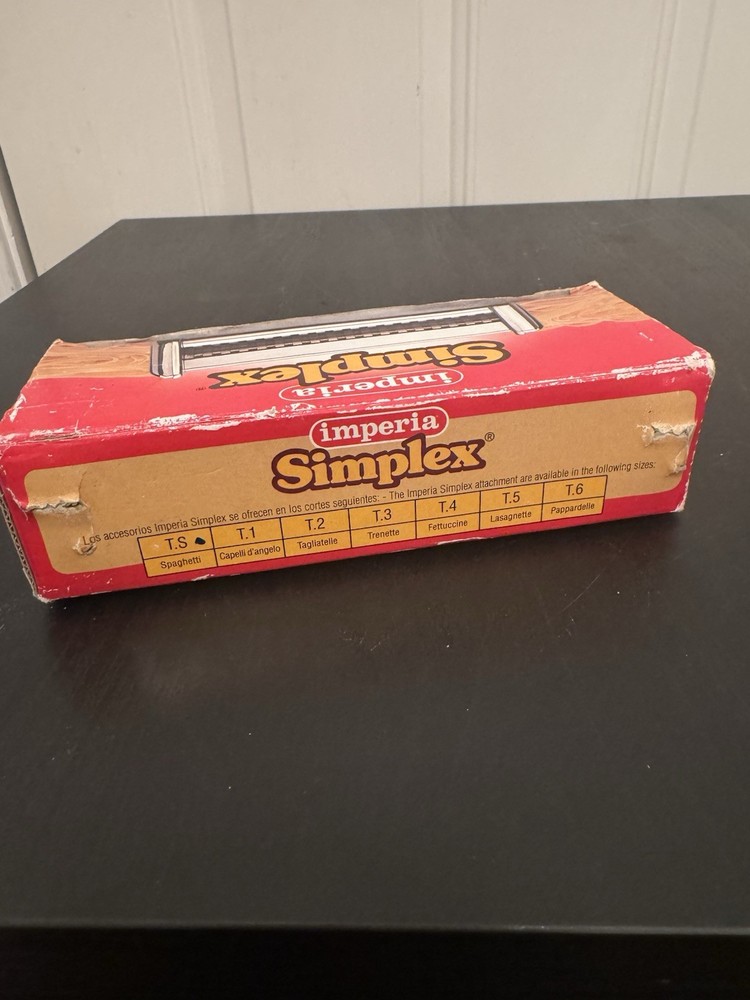 Imperia Simplex Pasta Machine Attachment T.S Spaghetti