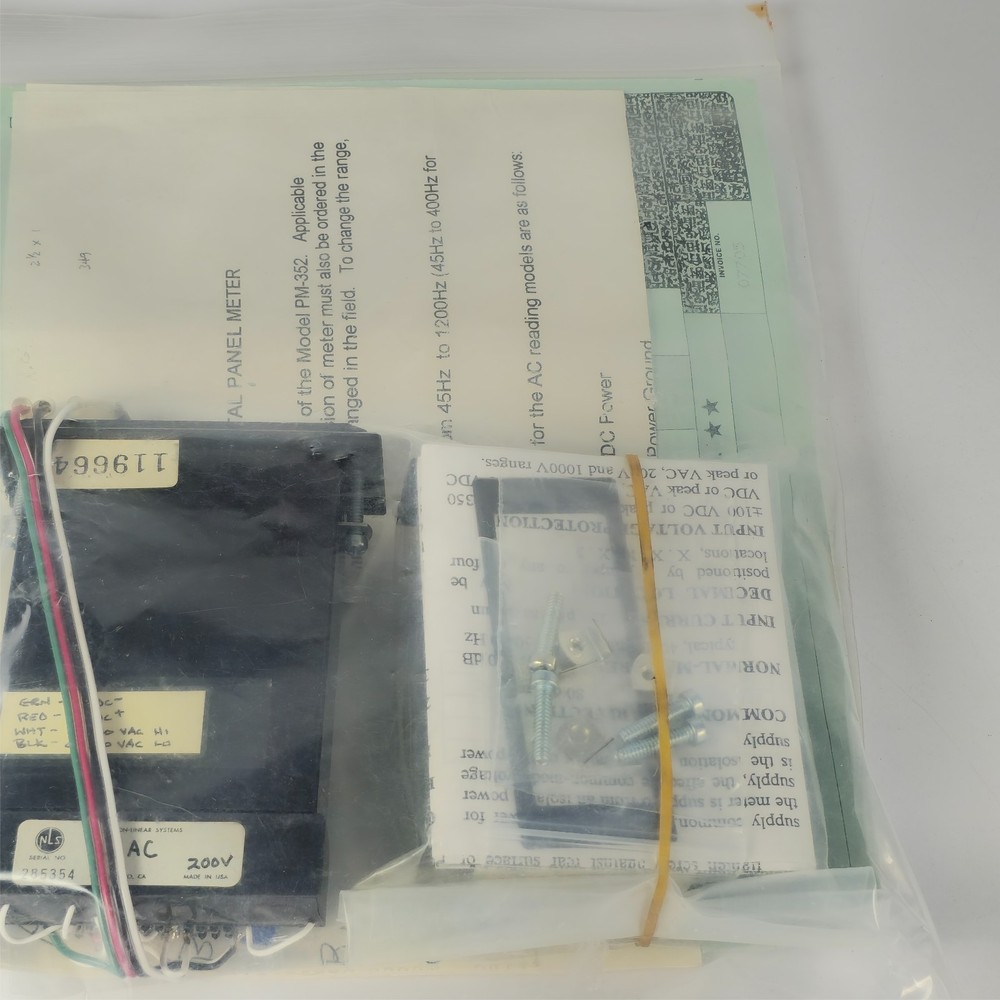 Model PM-352/AC Digital Panel meter