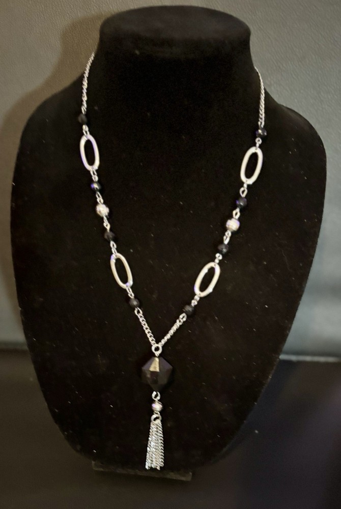 Black and Silver Necklace