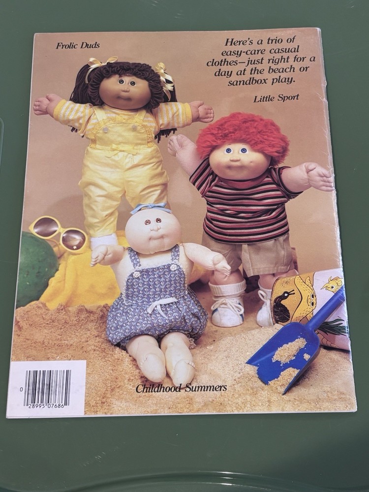 1984 cabbage patch kids designer clothes book with patterns For Sewing
