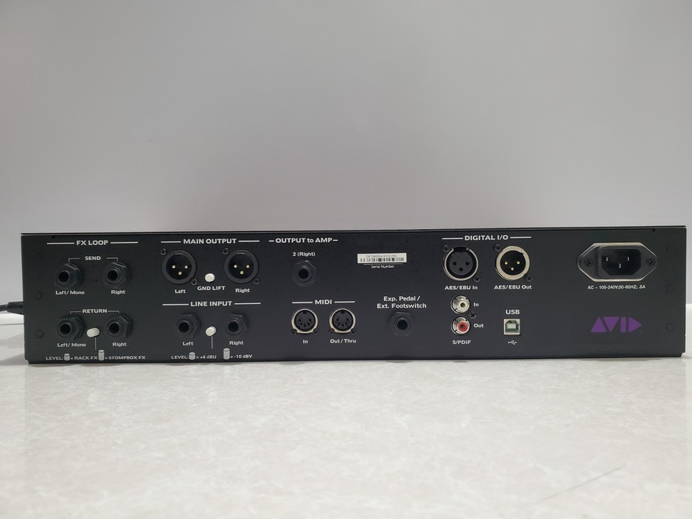 Avid Eleven Rack Multi-Effects Guitar Processor - "Mint Condition"