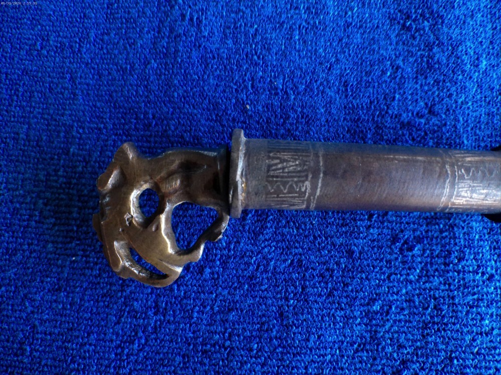 MUGHAL INDIAN ISLAMIC WARRIOR'S INLAID "ANKUS" ELEPHANT GOAD
