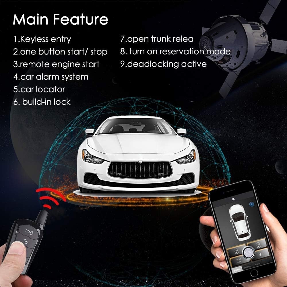 Universal Car Remote Engine Starter Push Engine Start for Car Keyless Entry L...