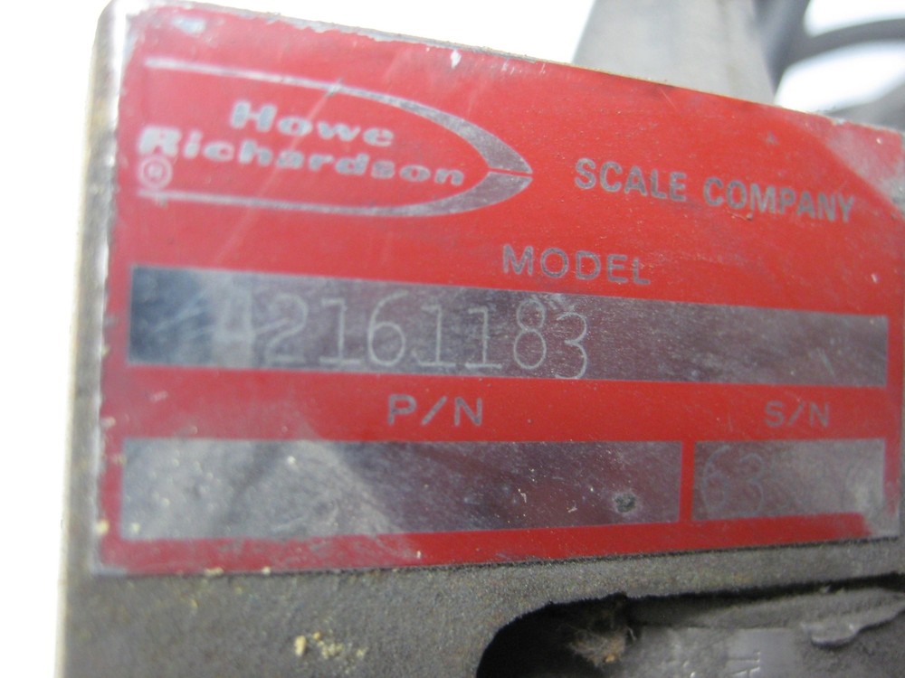 HOWE RICHARDSON SCALE 42161183 SCALE SENSOR W/CORD UNMP