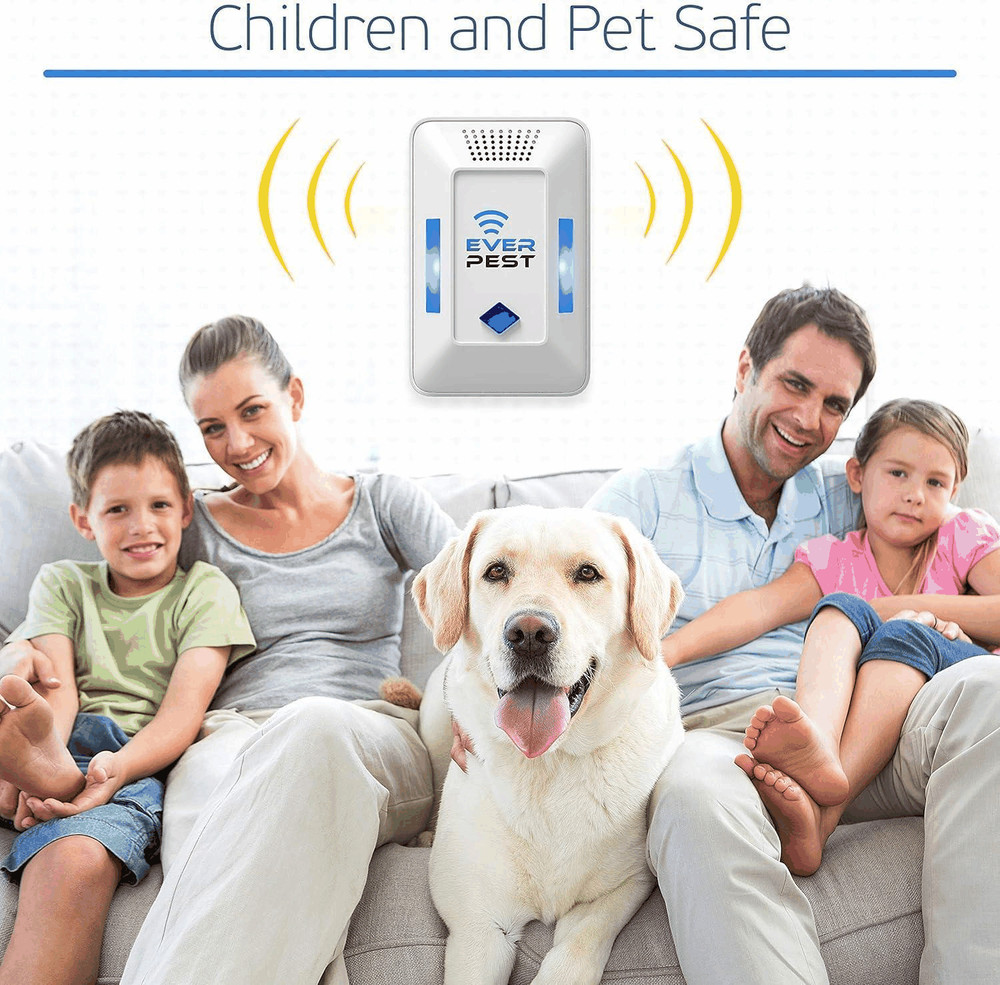 Ultrasonic Pest Control Repeller Plug in 2 Pack Device Repels Cockroach Cricket