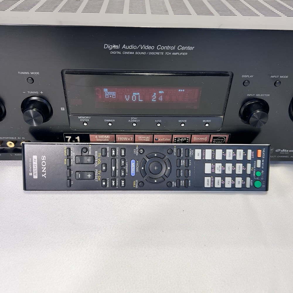 Sony STR-DG820 7.1 Channel HDMI AV Receiver with Remote Control & Tested Bundle