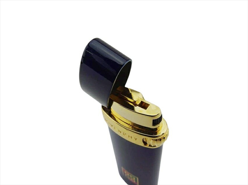 GIVENCHY lighter Black x Gold Women Authentic secondhand