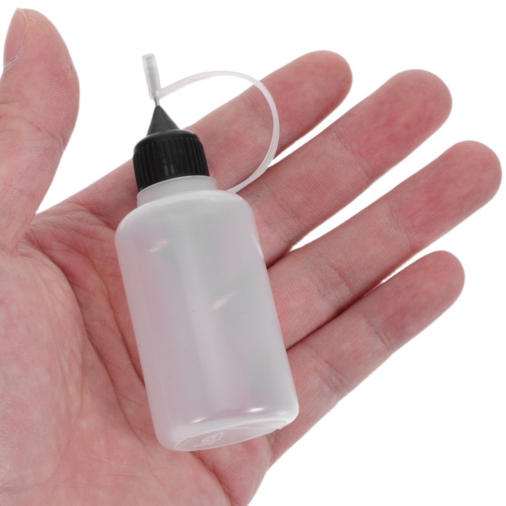 5 Pcs Dispensing and Bottling Needle Tip Glue Bottle Empty Applicator