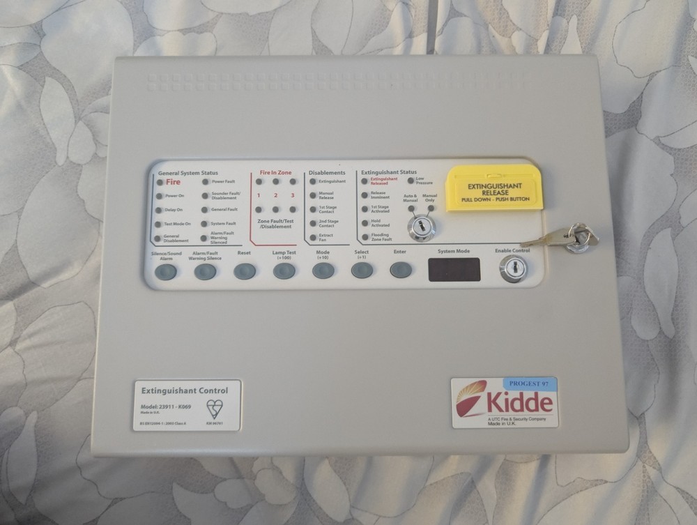 KIDDE 3 ZONE FIRE CONTROL UNIT