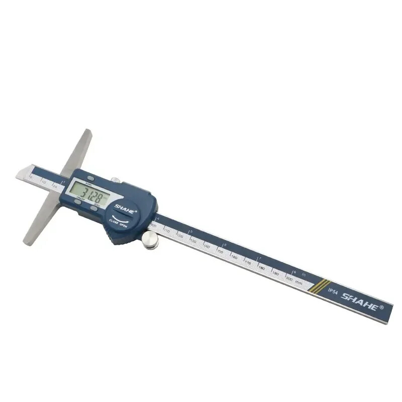 200/300mm Electronic Ruler Digital Depth Caliper Micro Metro Depth Gauge Gauges