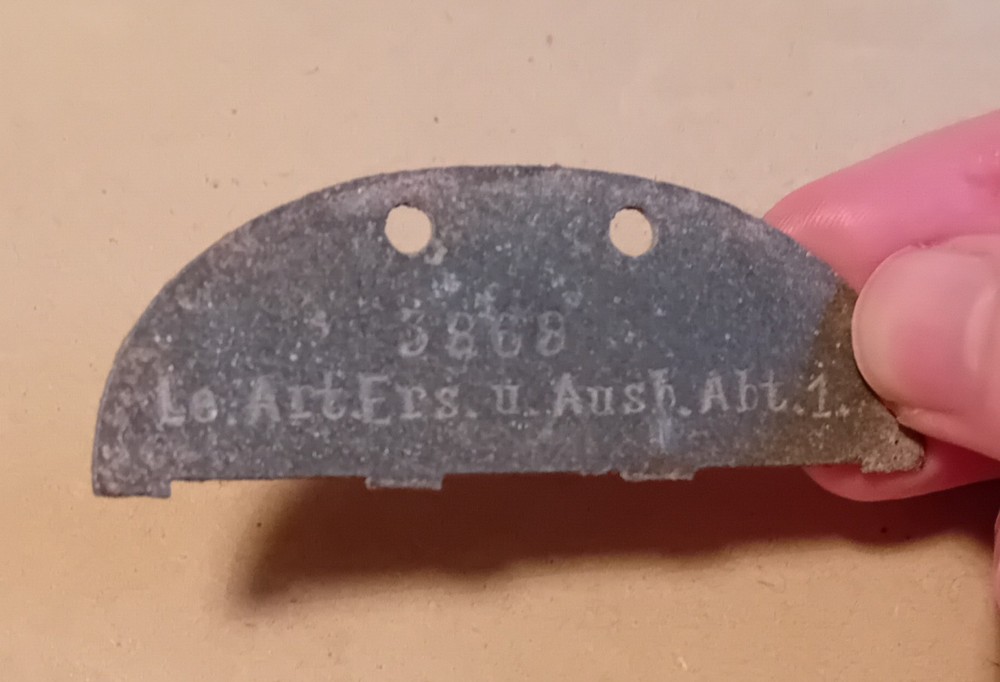 Original Ww2 German Half Dogtag Identification Discs KIA x5