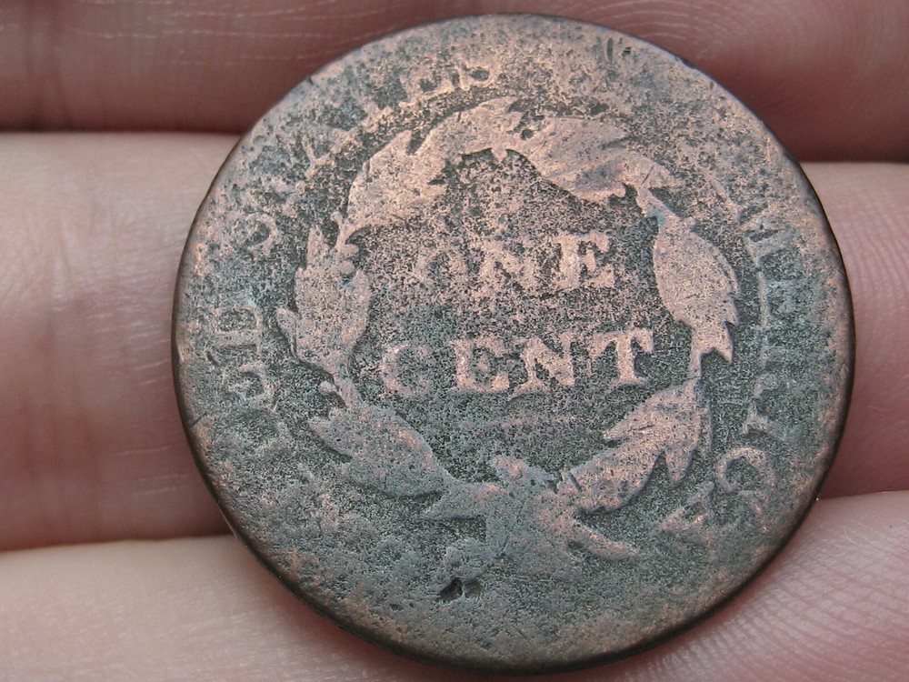 1825 Matron Head Large Cent Penny, About Good Details