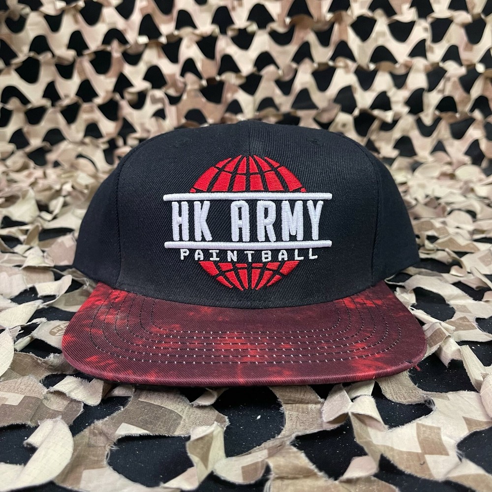 NEW HK Army Global Snap Back Hat - Acid Red