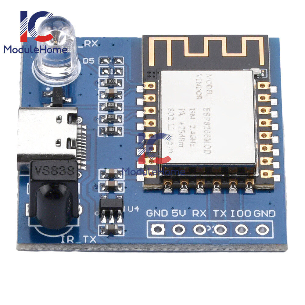 Type-C ESP8266 ESP-12F Development Board NEC Directive WIFI Transmission Module