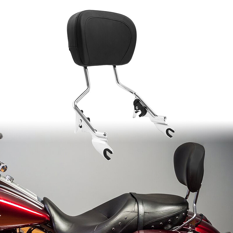 Detachable Backrest Sissy Bar Fit For Harley Touring Street Road Glide 2009-2024