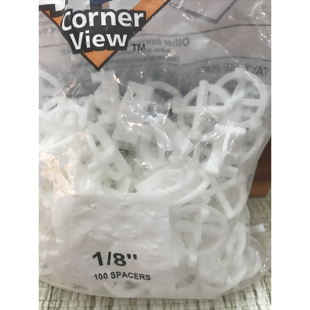 Tavy Two Sided Tile Spacers 1/8 Inch 3mm 100 Count for Tiling Projects