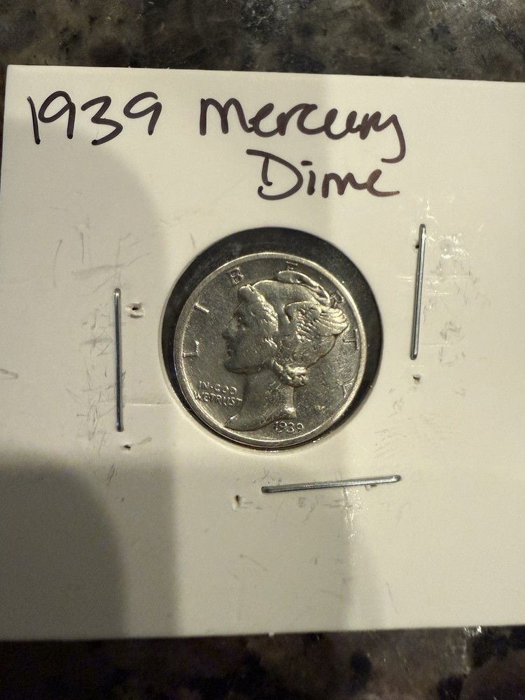 1939 Mercury Dime 10c 90% Silver