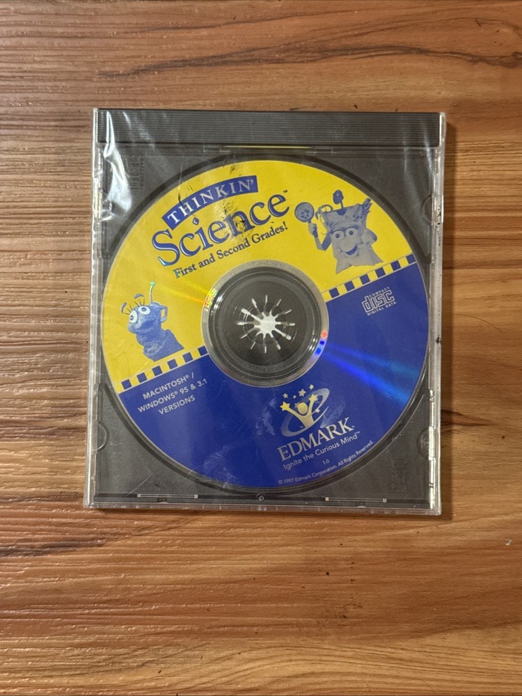 THINKIN' SCIENCE CD-Rom ~ by EDMARK~ GRADES 1-2 ~ NEW & SEALED