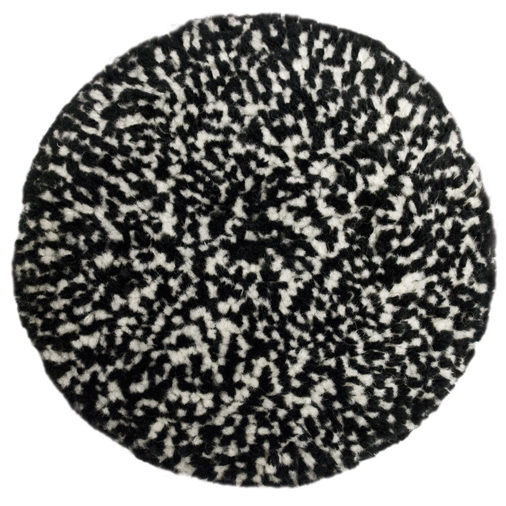 Presta 890146 Wool Compounding Pad - Black & White Heavy Cut