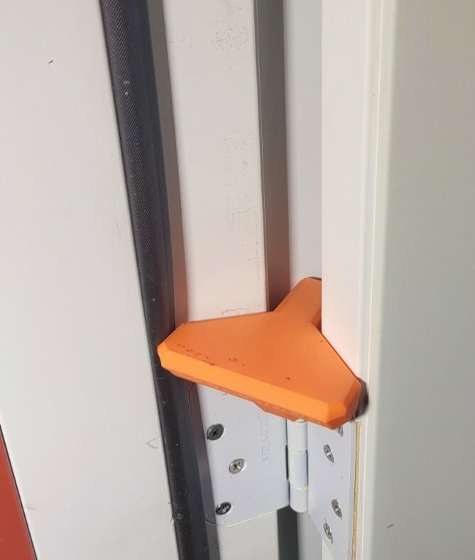 ( 2x) Fireman Style Door Chock / Stop