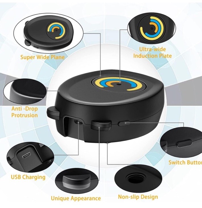 Mouse Mover Jiggler with Button Virtual Mouse Mover for Computer Awakening