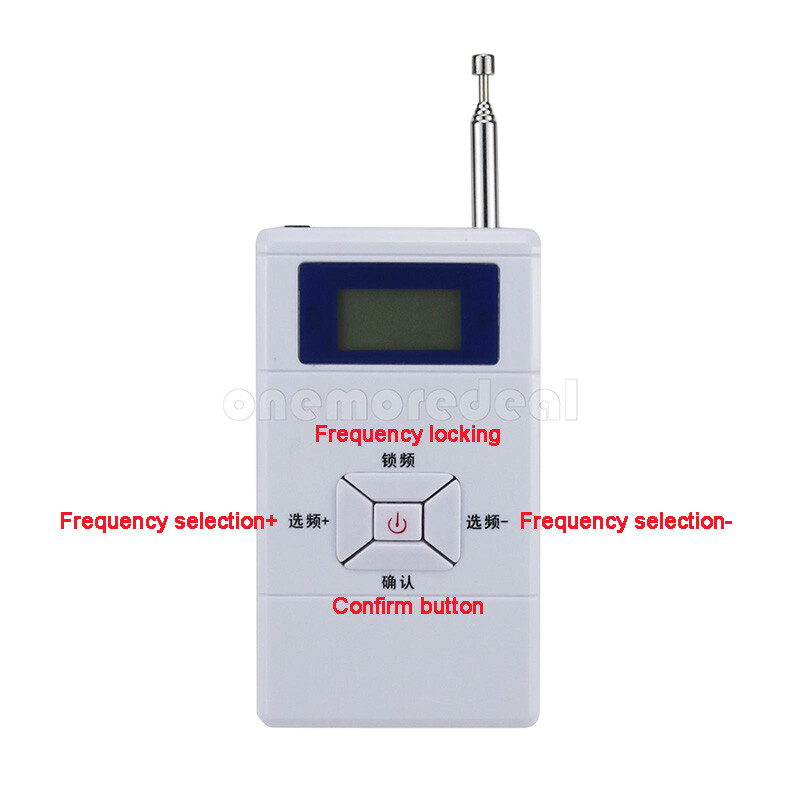 HRD-808 FM Radio Transmitter Mini Digital Display Adjustable 70Hz-108MHz 50M TZT