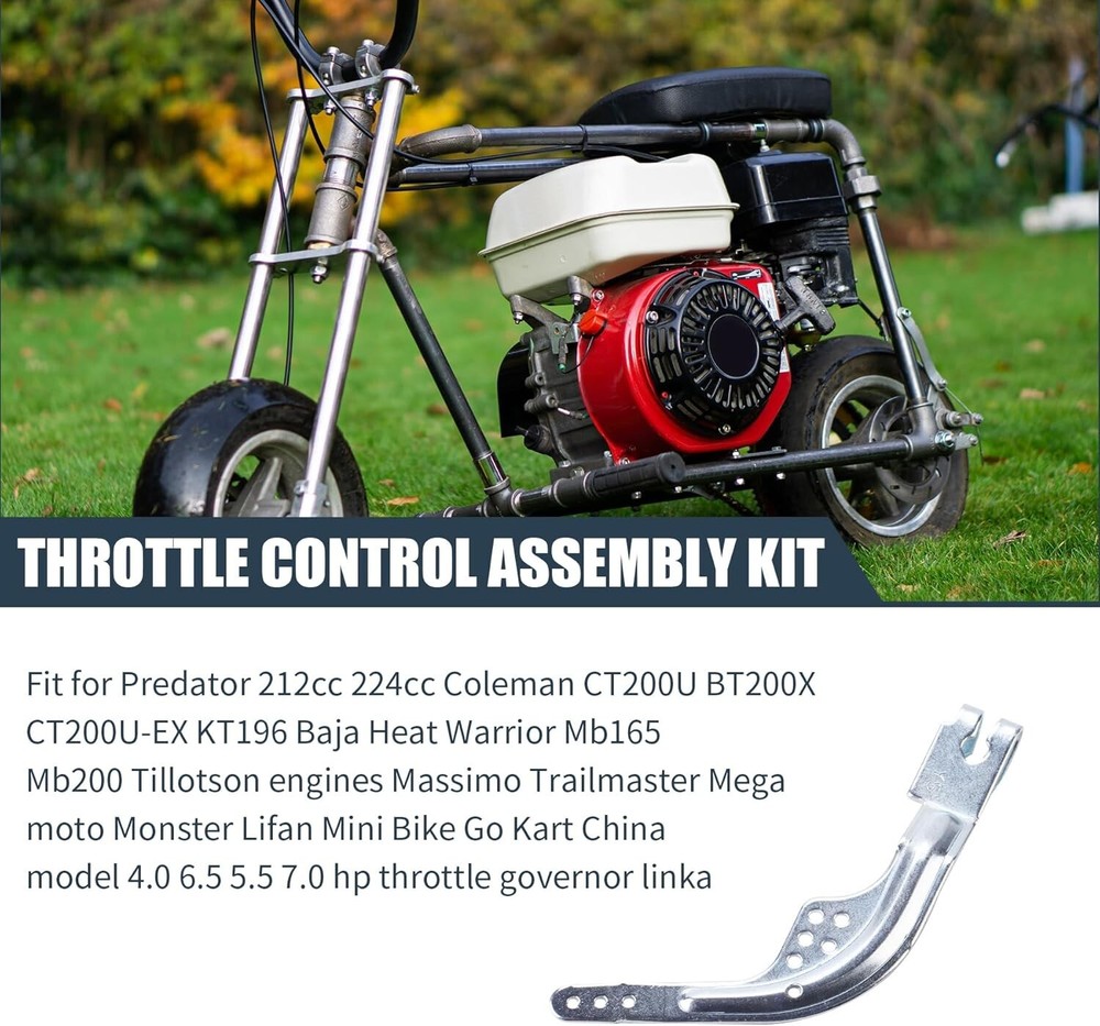Throttle Control Assembly Kit Fit for Predator 212cc 196cc Coleman Silver New