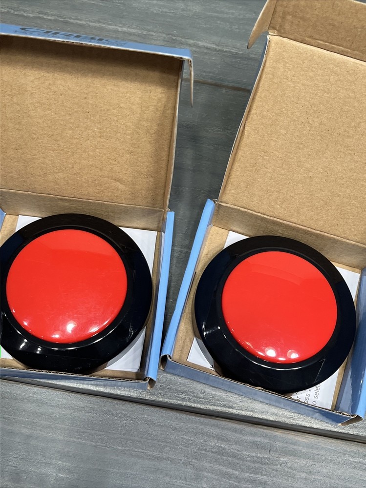 Two Cirbic Large High Contrast Talking Alarm Clock For Blind