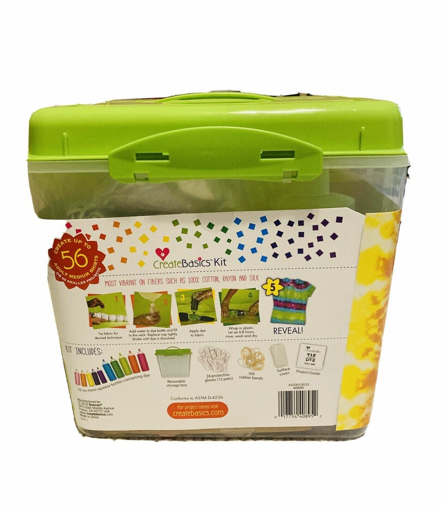 Tie-Dye Block Party Kit 137pc with Case Craft Create
