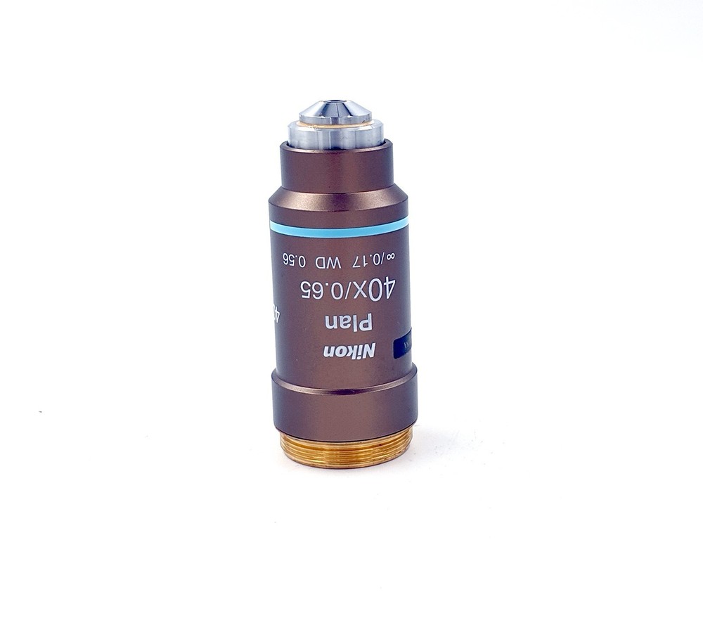 Nikon Plan 40x/0.65 ∞/0.17 WD 0.56 Microscope Objective Lens