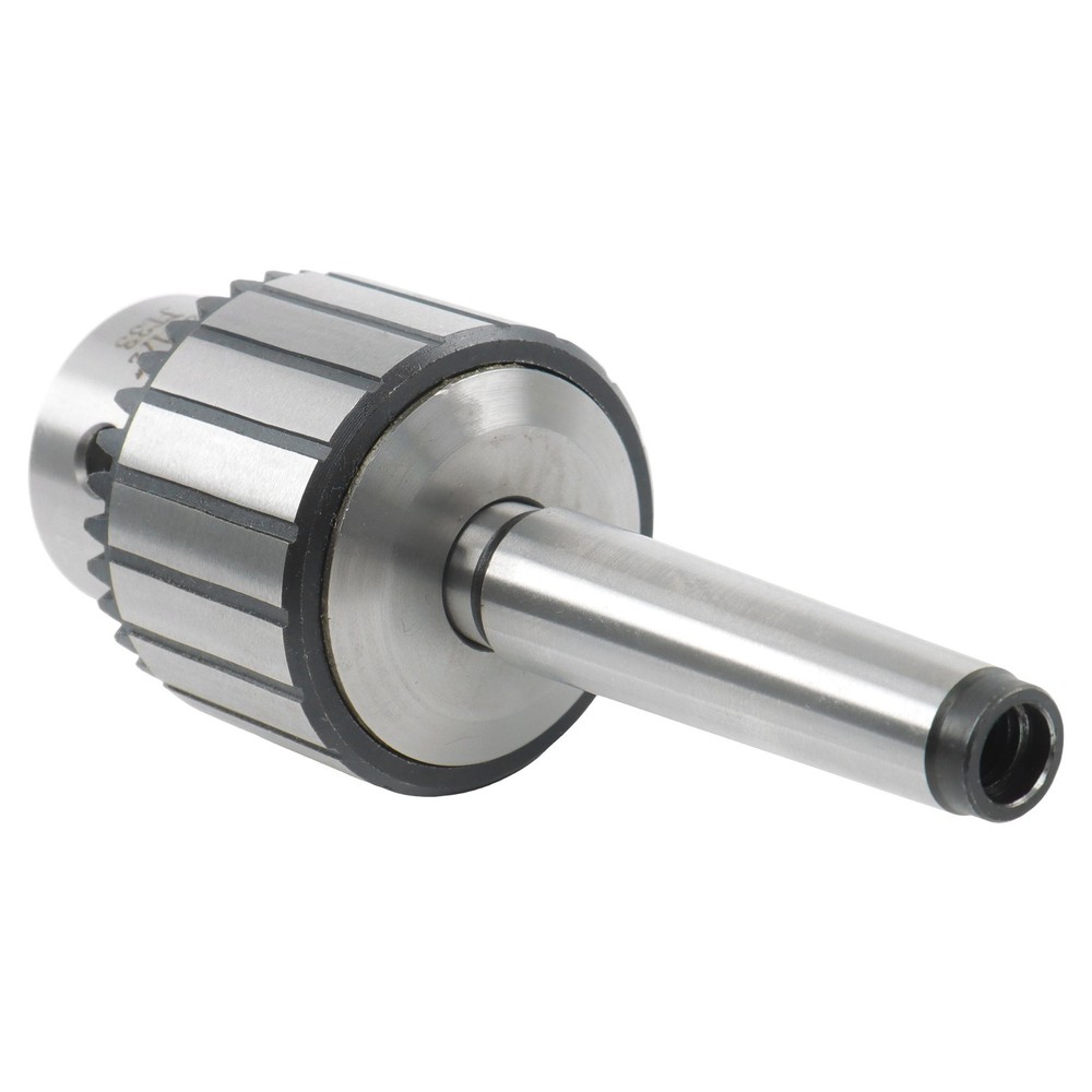 1/2 Inch Keyed Drill Chuck 4 Piece Set Includes MT1 & MT2 Taper Arbors