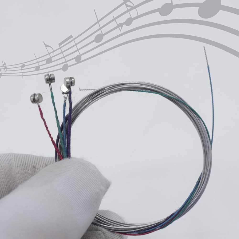 4 Set Violin Strings Full Size 4/4, Universal Steel Core Strings G-D-A-E with Ni