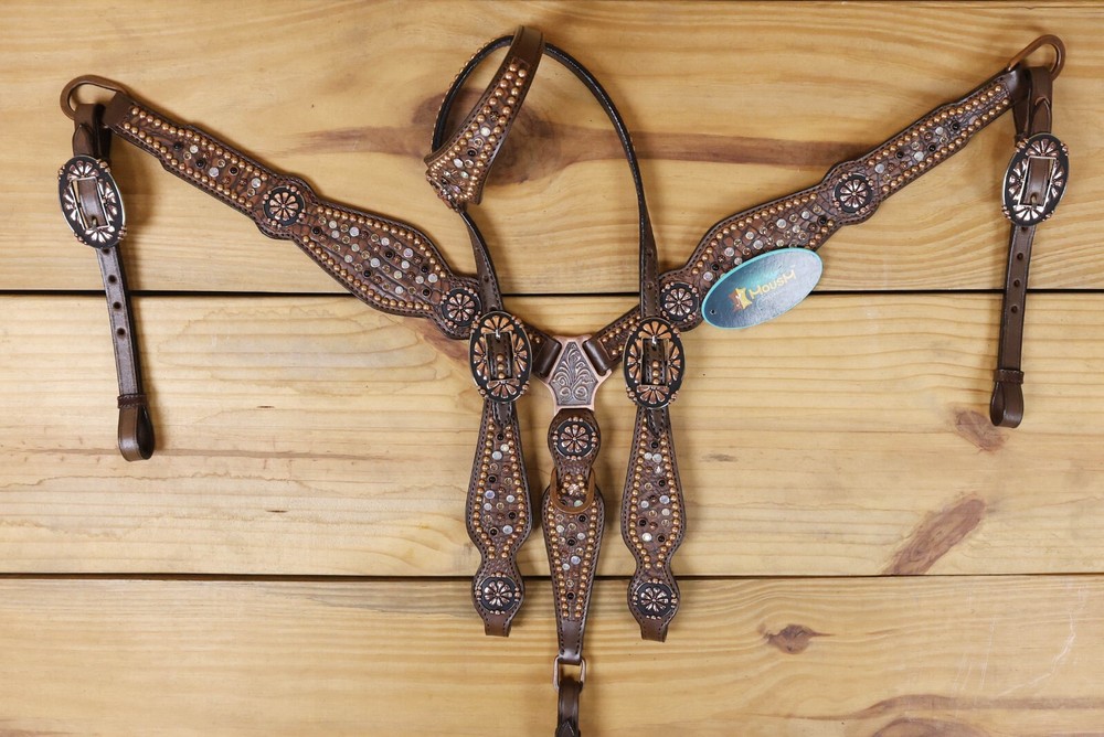 Headstall & Breast Collar Tack Set for Horse