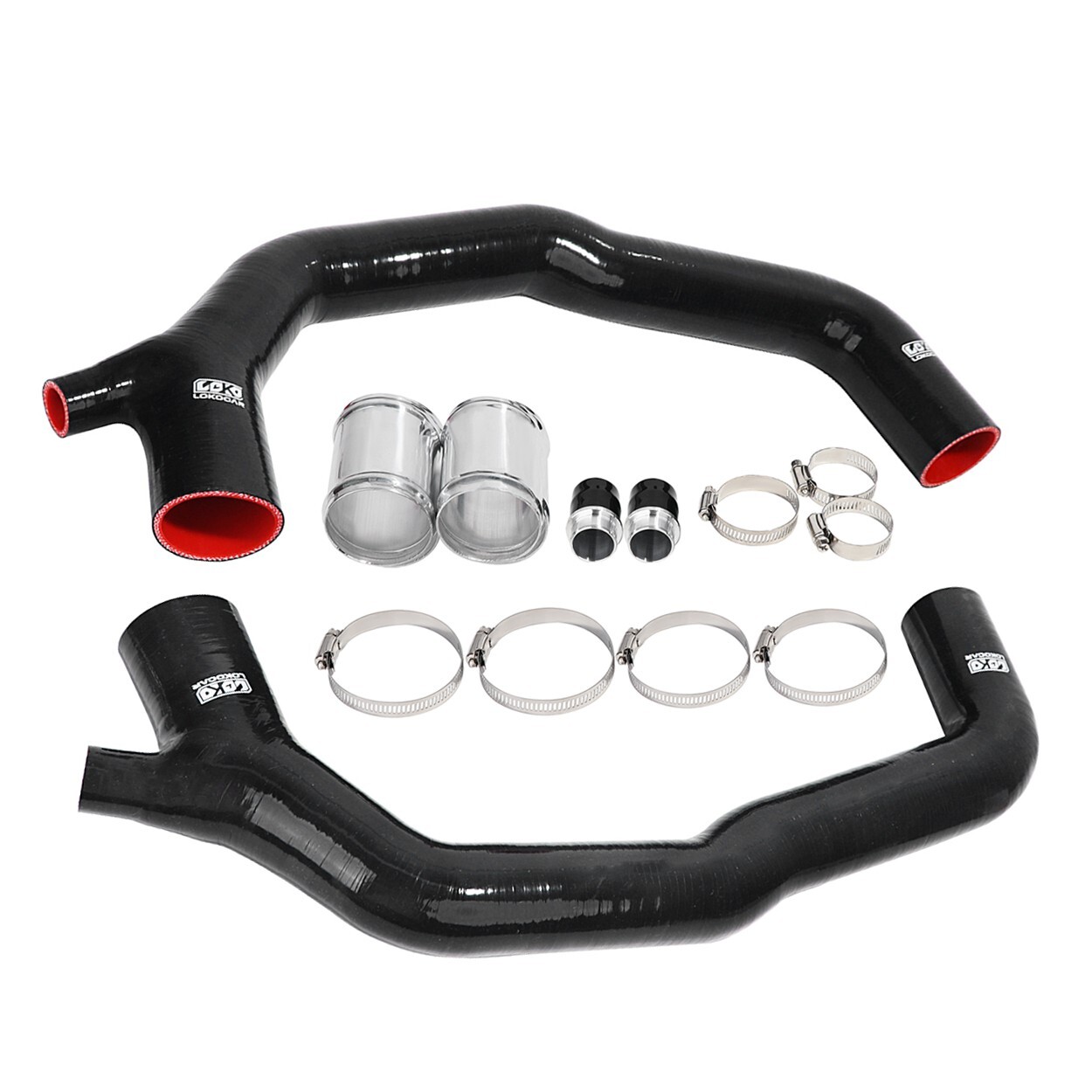 2" Silicone Inlet Intake hose pipe Fits For BMW N54 135i 335i 535i Z4 3.0L Black