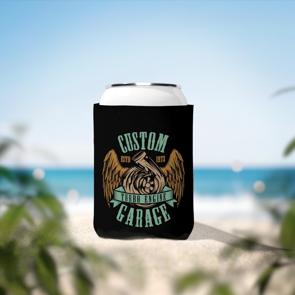 Custom Turbo Engine Garage - Can Cooler Sleeve