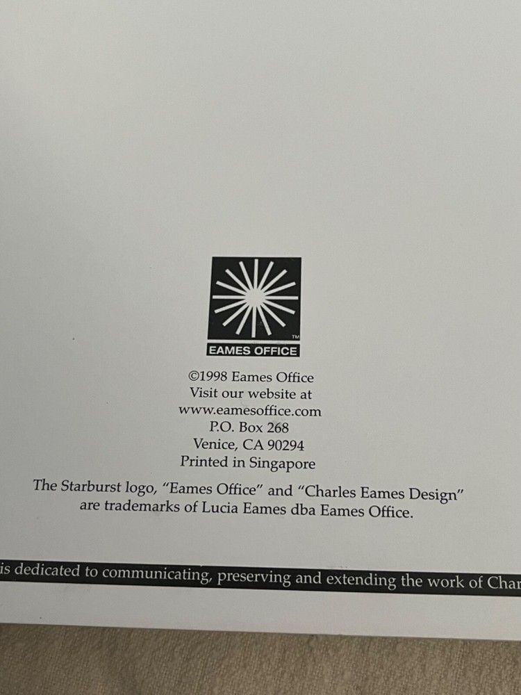 Collage by Ray Eames Unlined Blank Journal 1998 Eames Office 6 x 8”