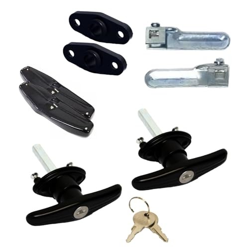 Universal Truck Cap Locking T-Handle Complete Matching Set (One Counter