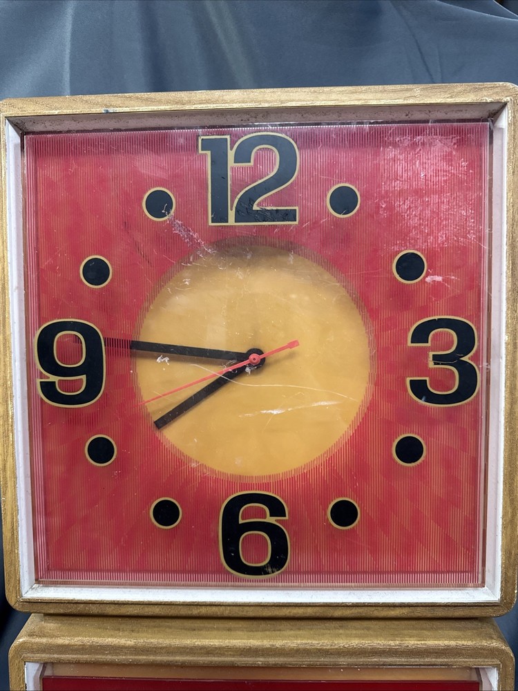 Coors - Lighted Clock - Light Untested (no bulb) / Panel Missing / Clock Stuck