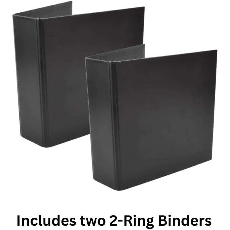 CD Storage Solution 100 Sleeves 2 Binders Polypropylene Dustproof Organizer New