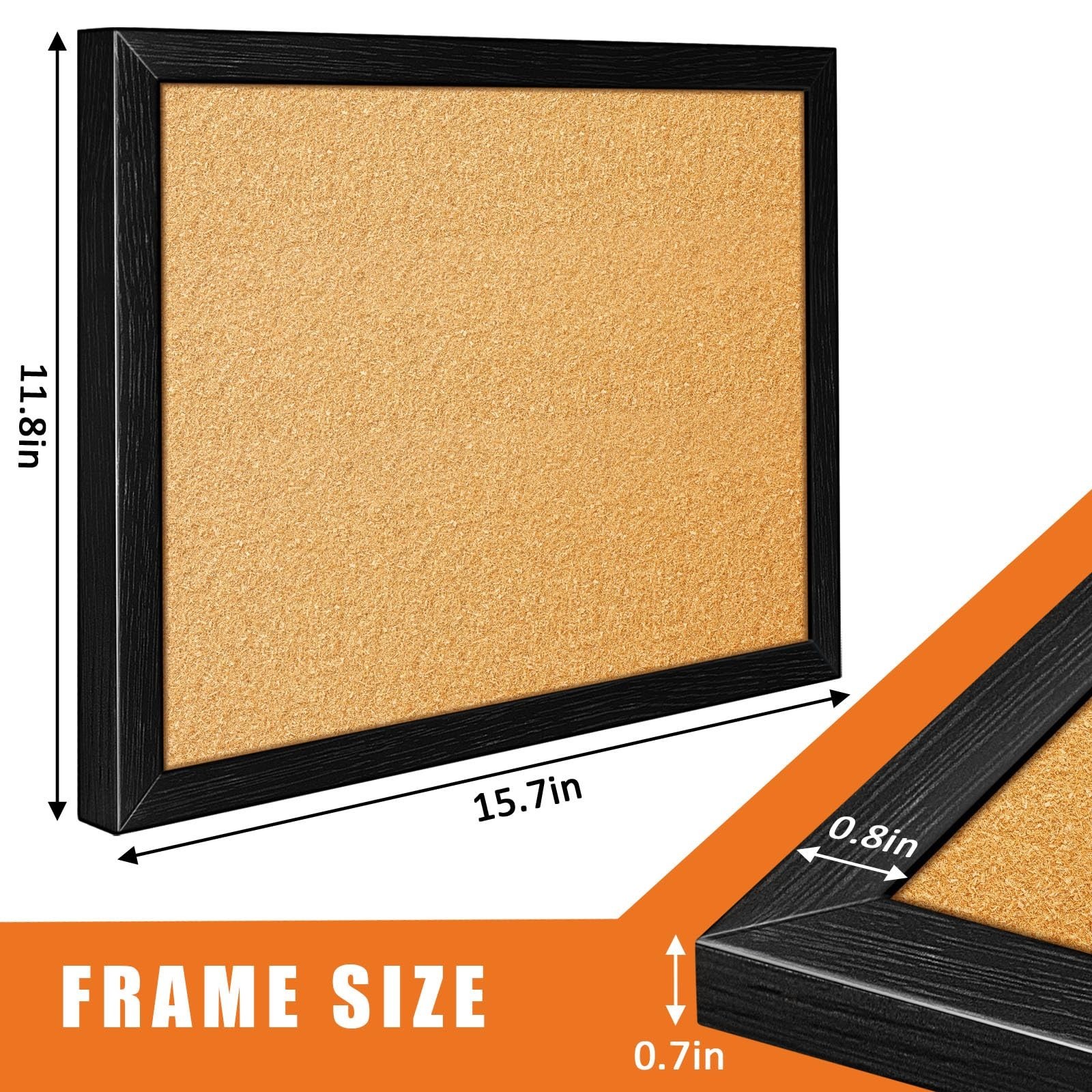 tutata Enamel Pin Display Board, 16'' x 12'' Pin Display Frame, Lapel Pin Hol...