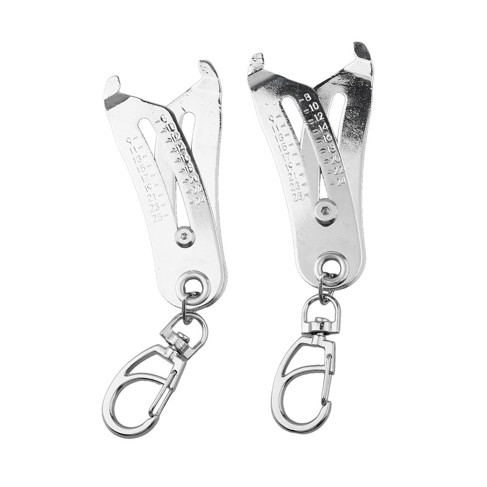 Essential 2PC Thread Size Examination Kit for DIY Enthusiasts and Professionals