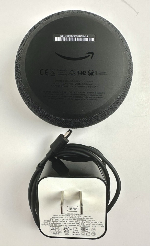 Amazon Echo Dot 3rd Generation Model D9N29T Black ( Tested )