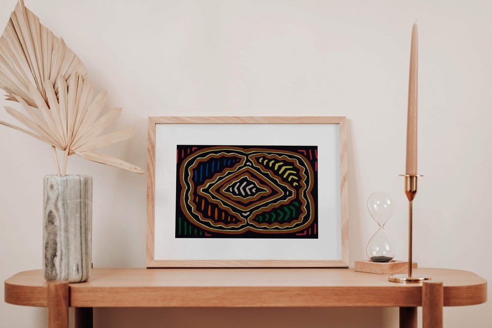 Traditional Multi-Color Classic Design Mola