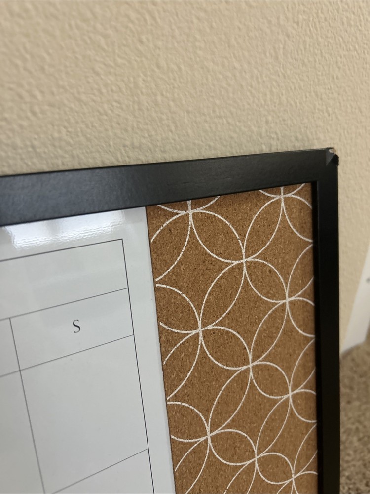 Whiteboard Corkboard Calendar