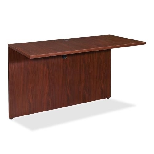 Lorell LLR69390 Essentials Bridge 48"x24"x29.5" Mahogany